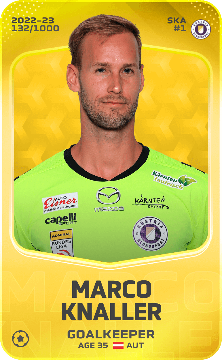 Marco Knaller 2022-23 • Limited 132/1000