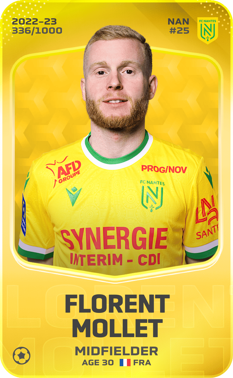 Florent Mollet 2022-23 • Limited 336/1000