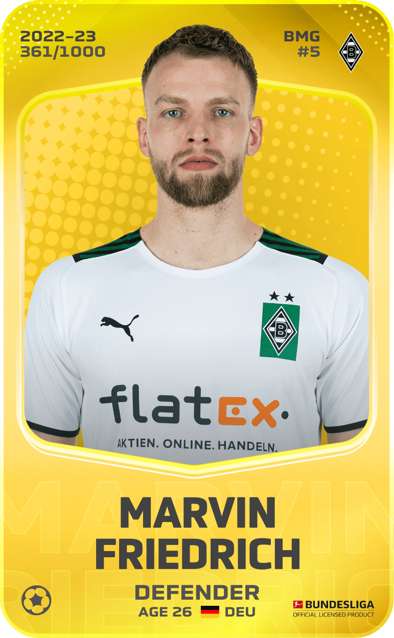 Marvin Friedrich 2022-23 • Limited 361/1000
