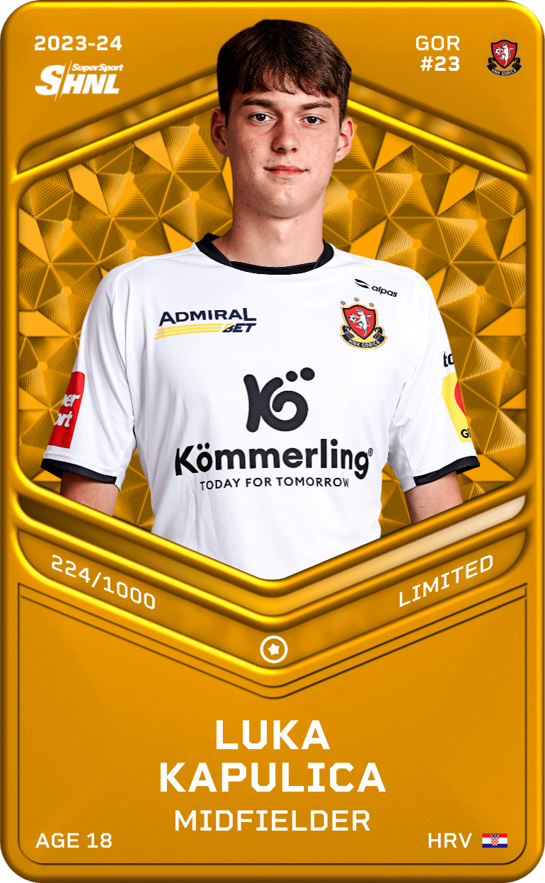 Luka Kapulica 2023-24 • Limited 224/1000