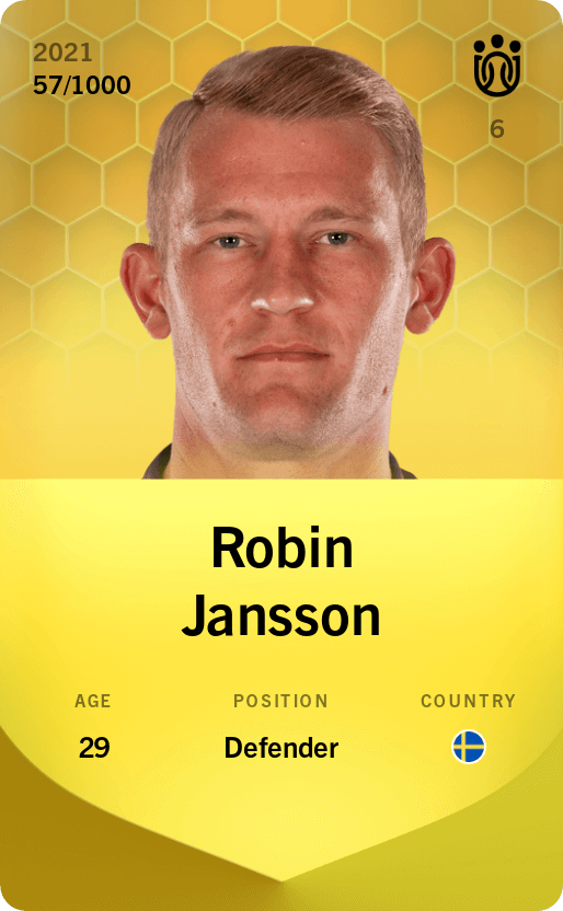 Robin Jansson 2021-22 • Limited 57/1000