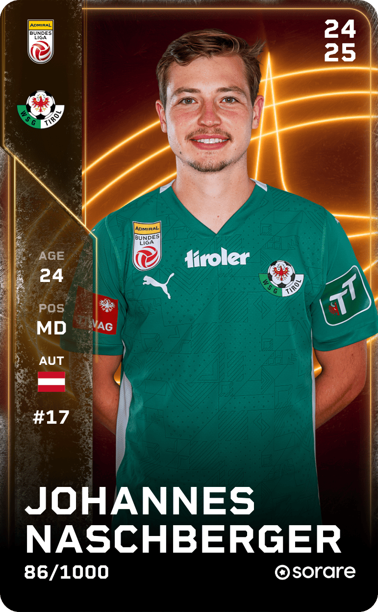 Johannes Naschberger 2024-25 • Limited 86/1000