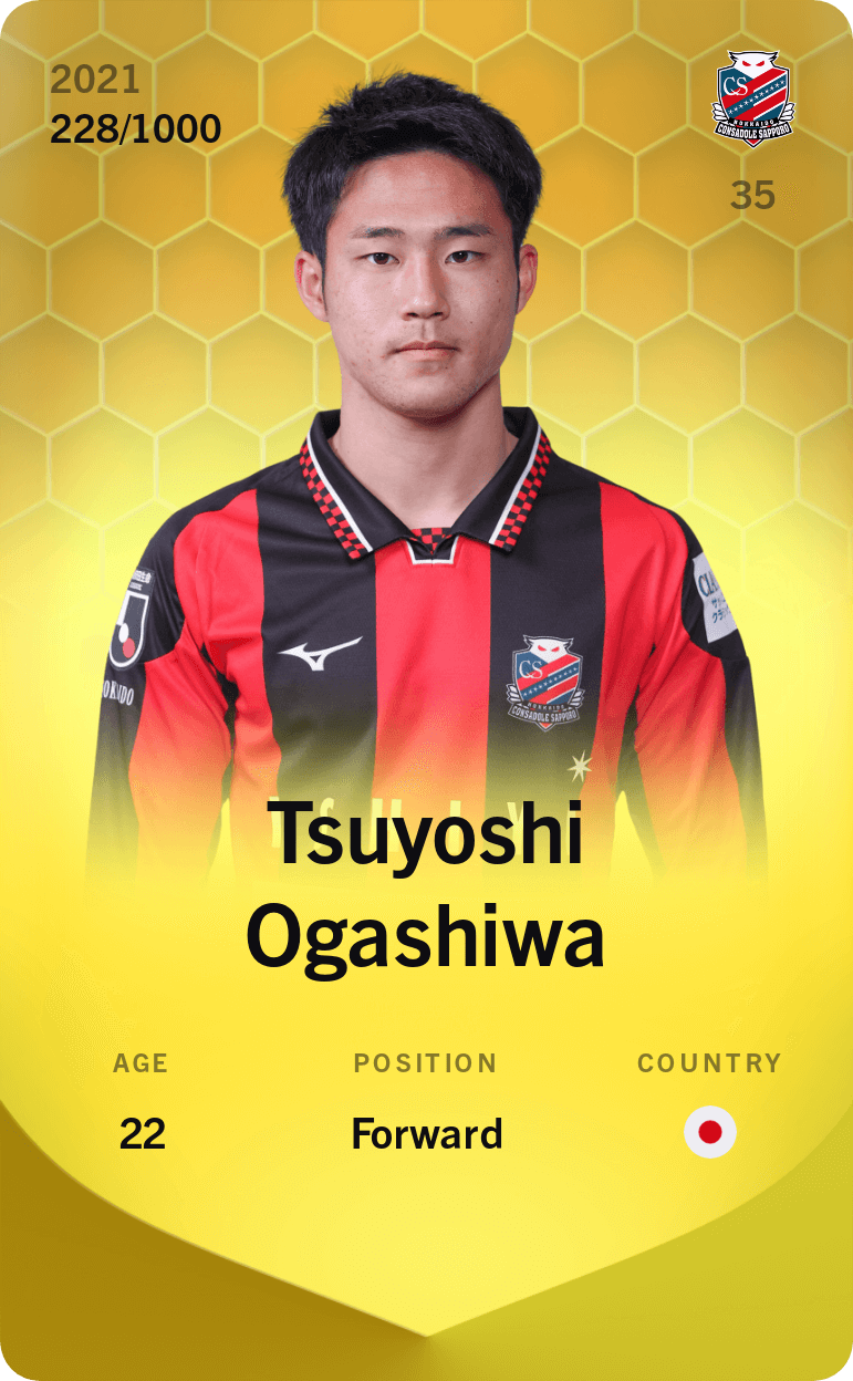 Tsuyoshi Ogashiwa 2021-22 • Limited 228/1000