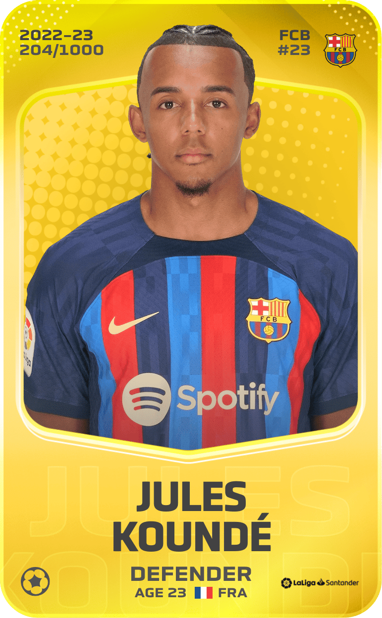 Jules Koundé 2022-23 • Limited 204/1000