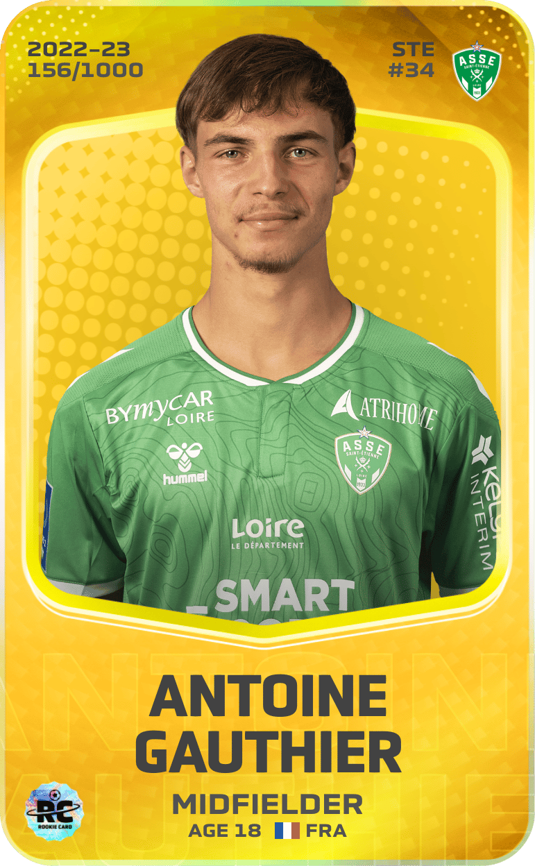 Antoine Gauthier 2022-23 • Limited 156/1000