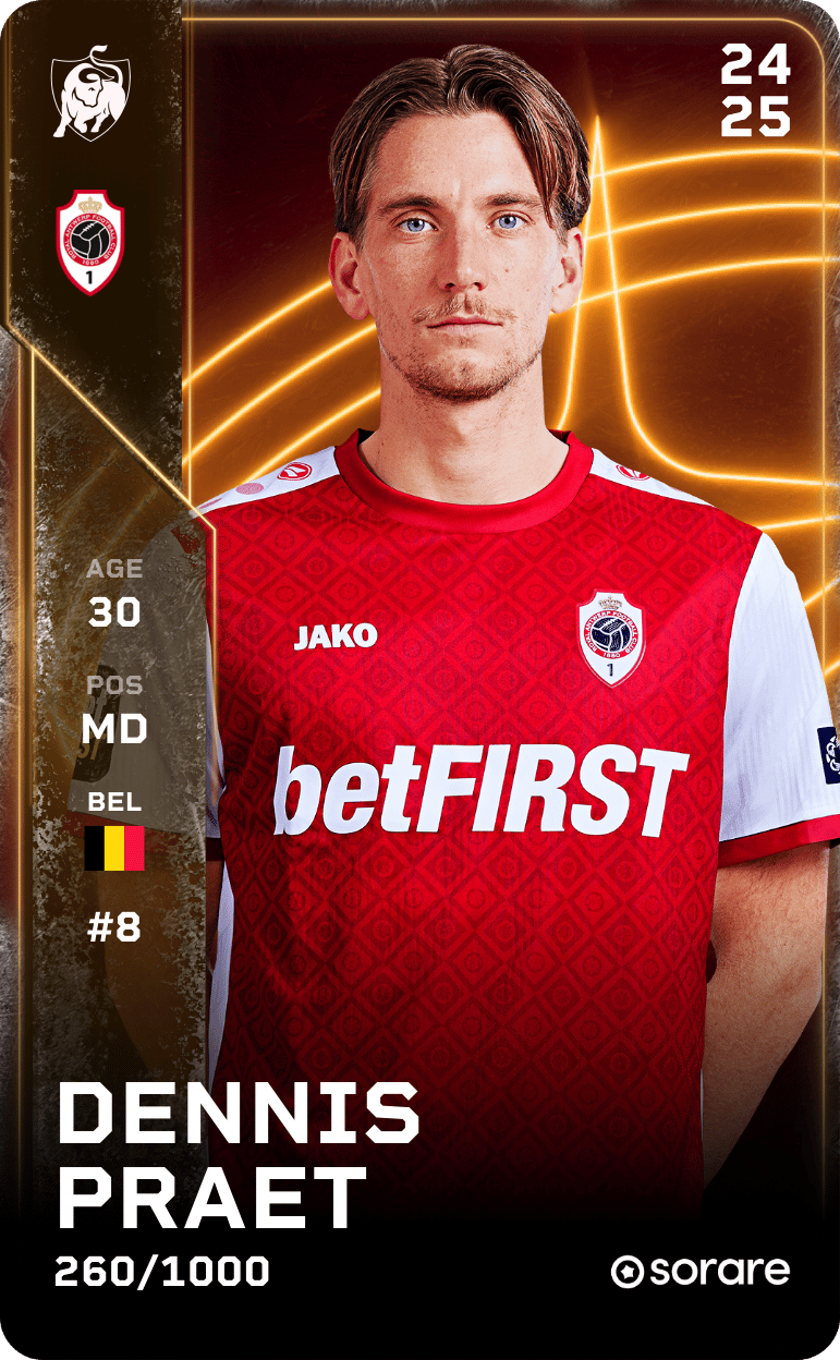 Dennis Praet 2024-25 • Limited 260/1000