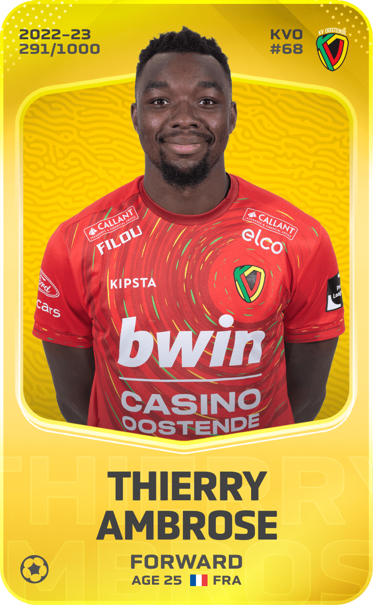 Thierry Ambrose 2022-23 • Limited 291/1000