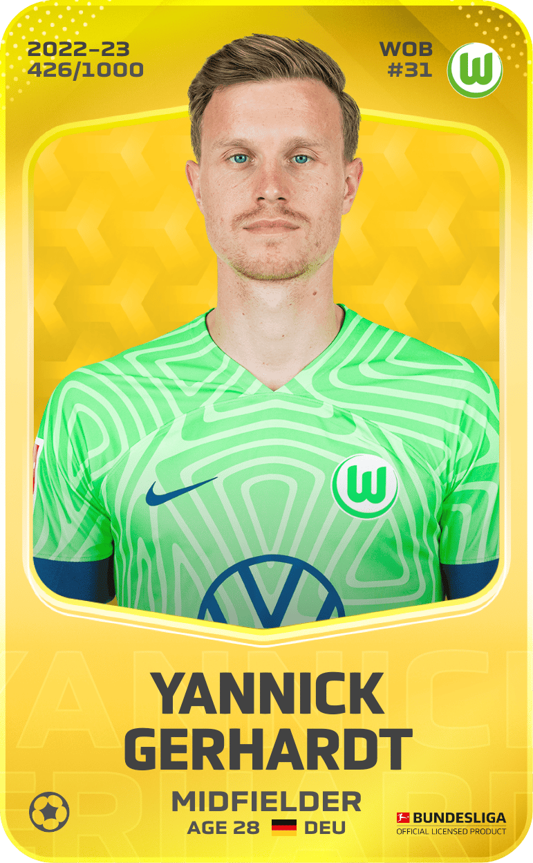 Yannick Gerhardt 2022-23 • Limited 426/1000