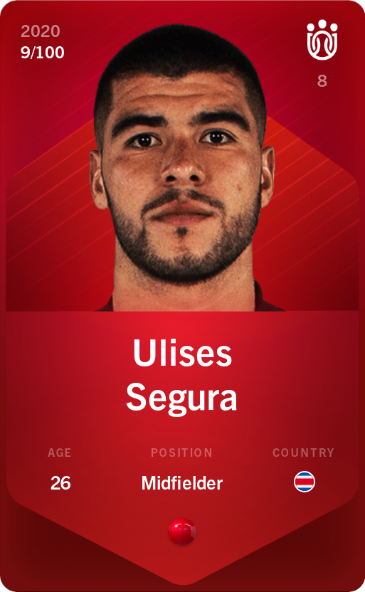 Sorare - Sorare Official - Ulises Segura 2020-21 • Rare 9/100 - NFT # 244115881824924273616026950552754961793428996596189746525768647763328595427