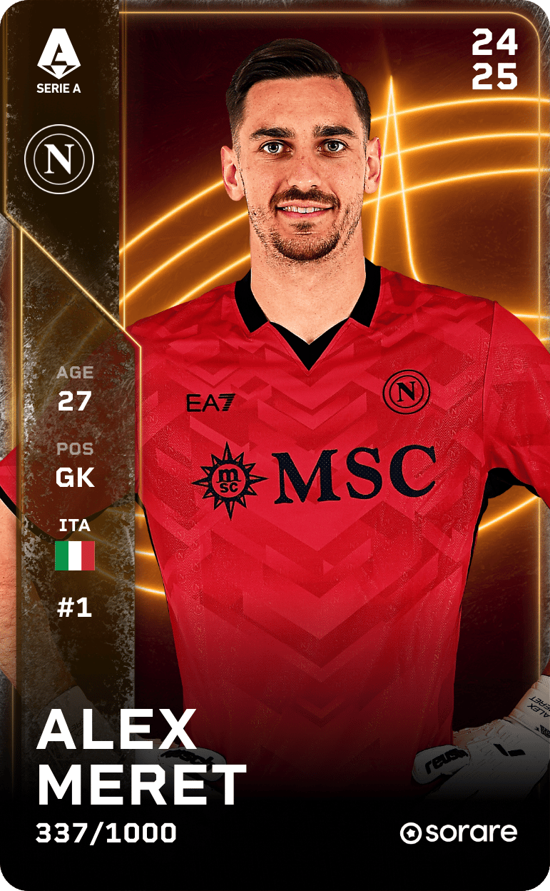 Alex Meret 2024-25 • Limited 337/1000