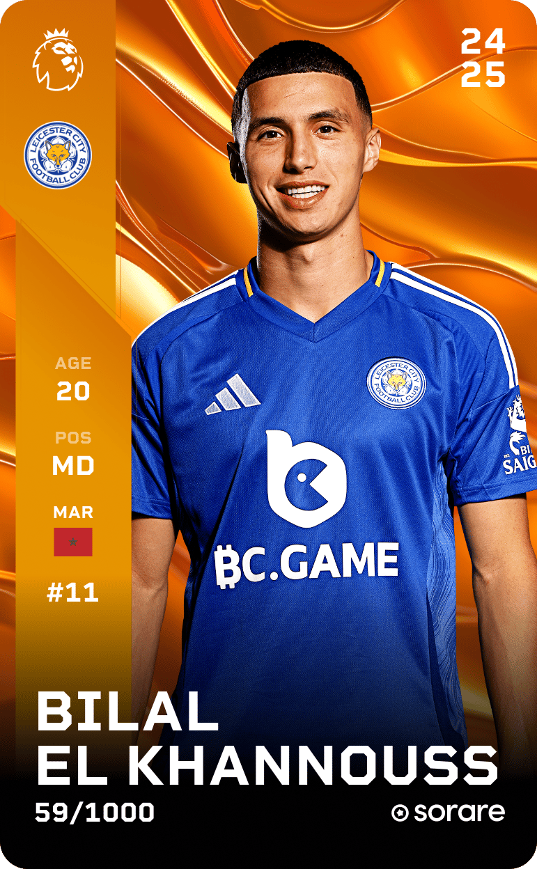Bilal El Khannous 2024-25 • Limited 59/1000