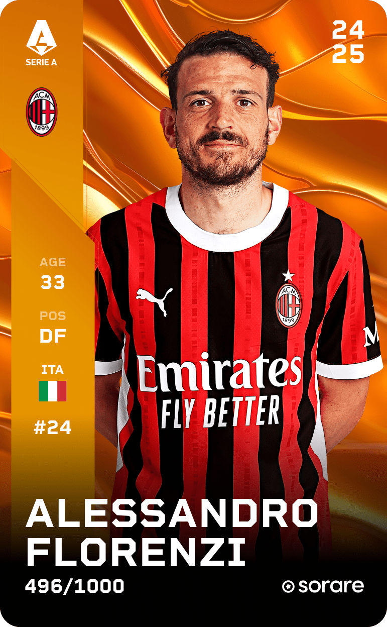Alessandro Florenzi 2024-25 • Limited 496/1000