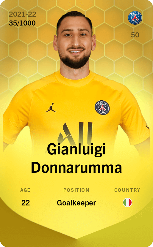 Gianluigi Donnarumma 2021-22 • Limited 35/1000