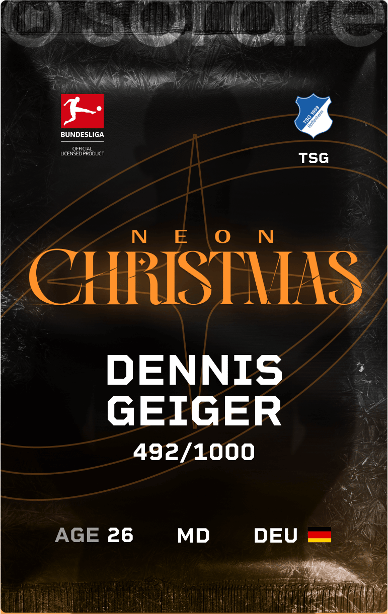Dennis Geiger 2024-25 • Limited 492/1000