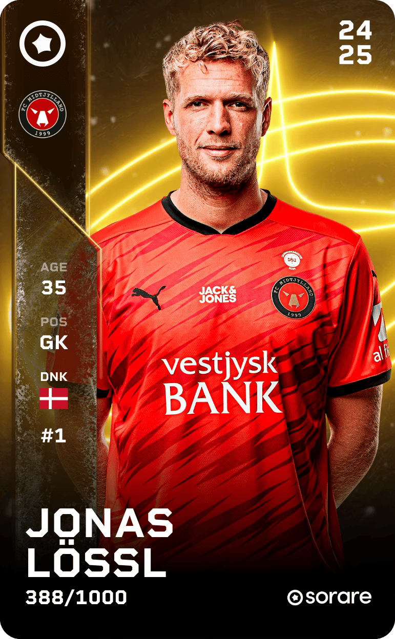 Jonas Lössl 2024-25 • Limited 388/1000