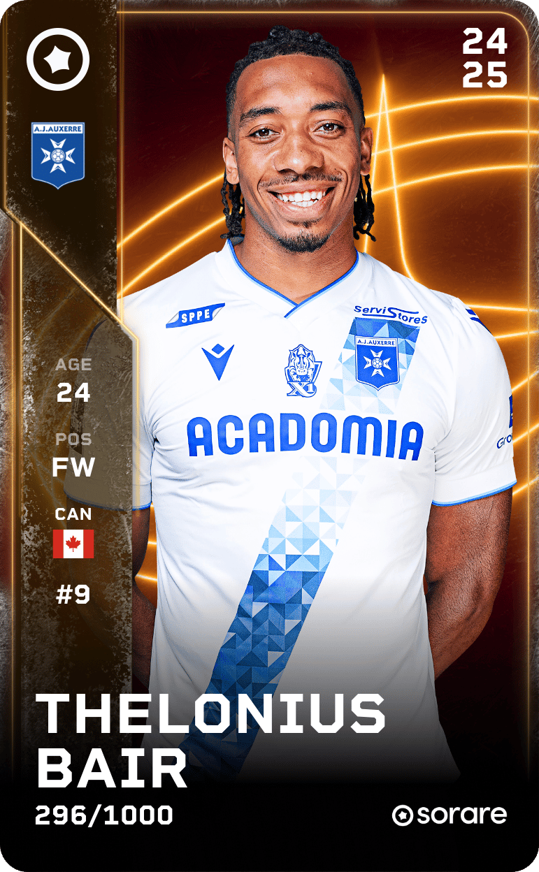 Thelonius Bair 2024-25 • Limited 296/1000