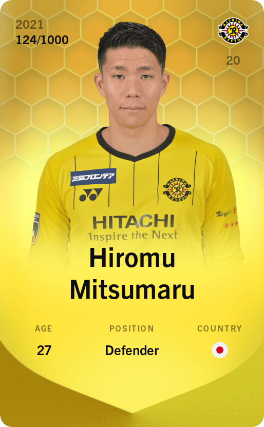Hiromu Mitsumaru 2021-22 • Limited 124/1000