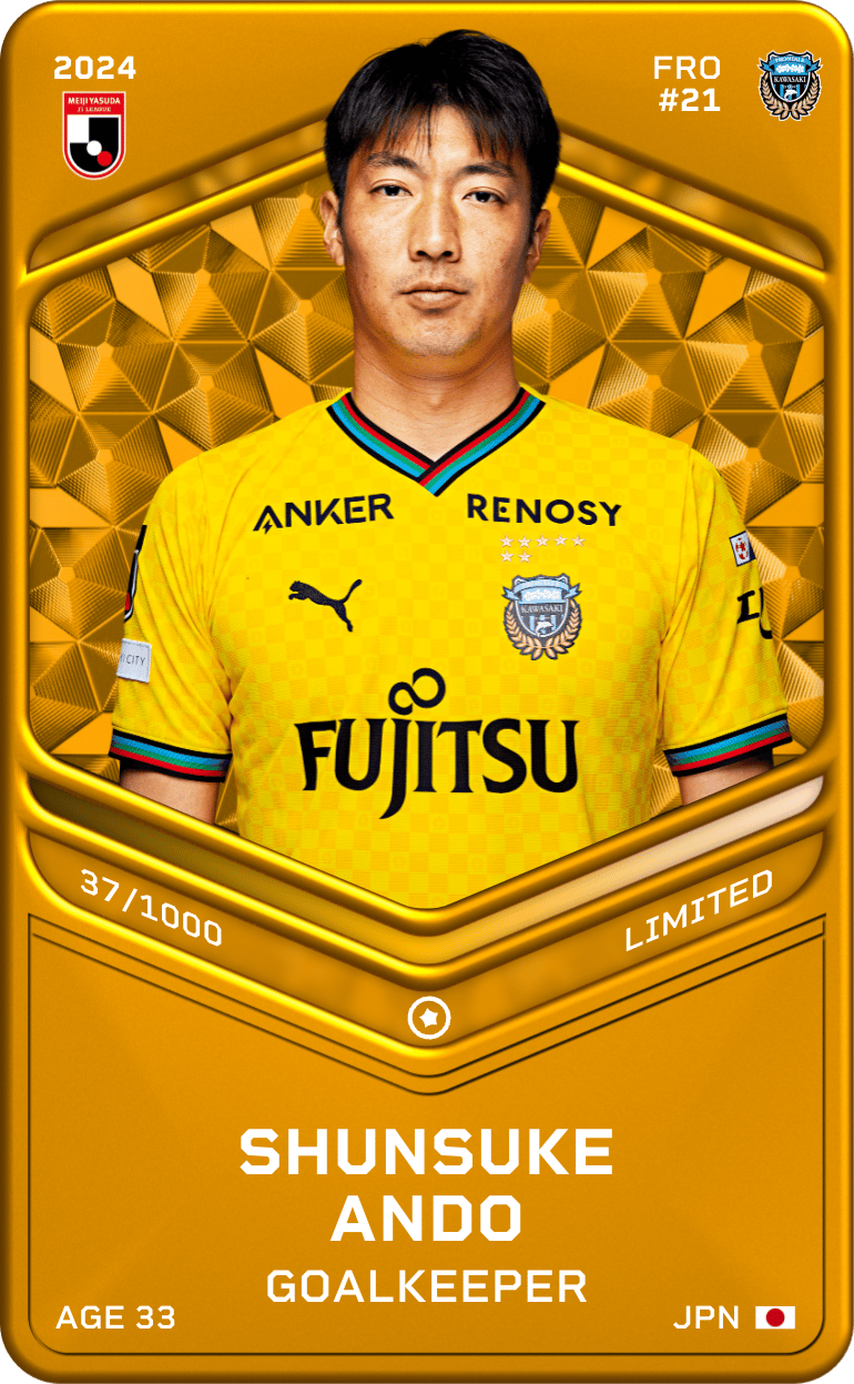Shunsuke Ando 2024-25 • Limited 37/1000