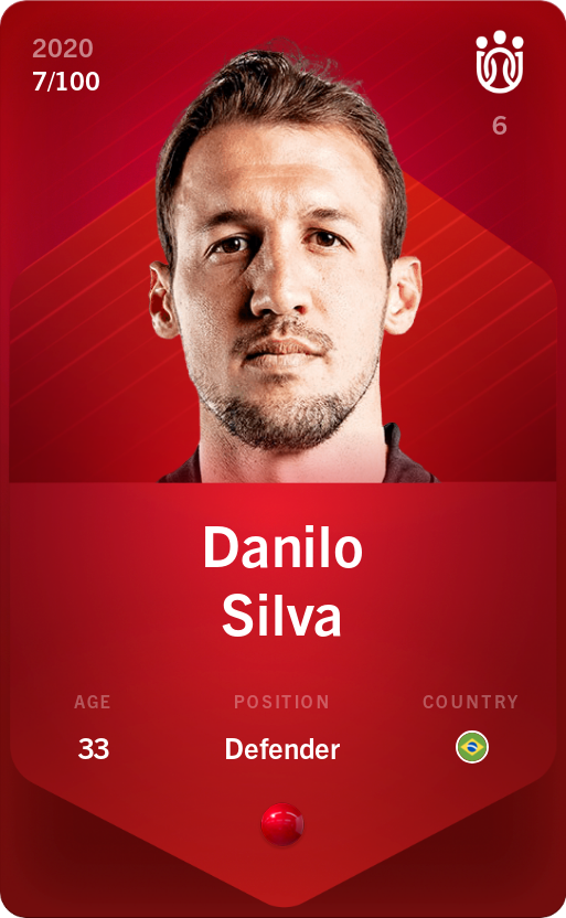 Sorare - Sorare Official - Danilo Silva 2020-21 • Rare 7/100 - NFT # 114157901390255919218644695798933936838383911175322072918690459295818757538039