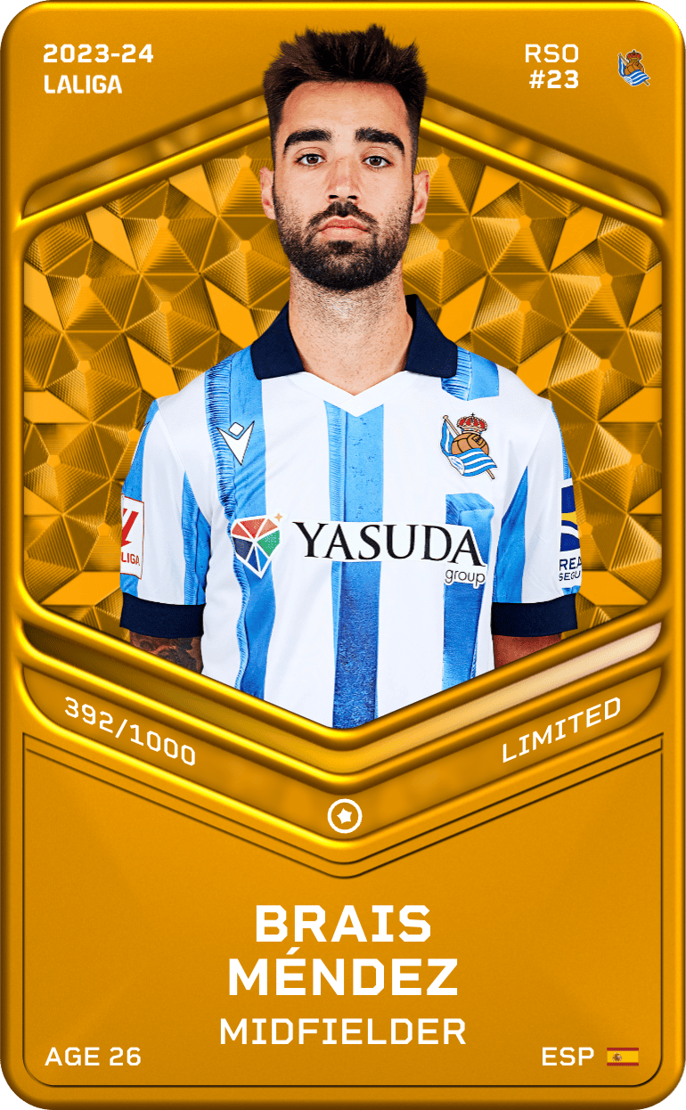 Brais Méndez 2023-24 • Limited 392/1000