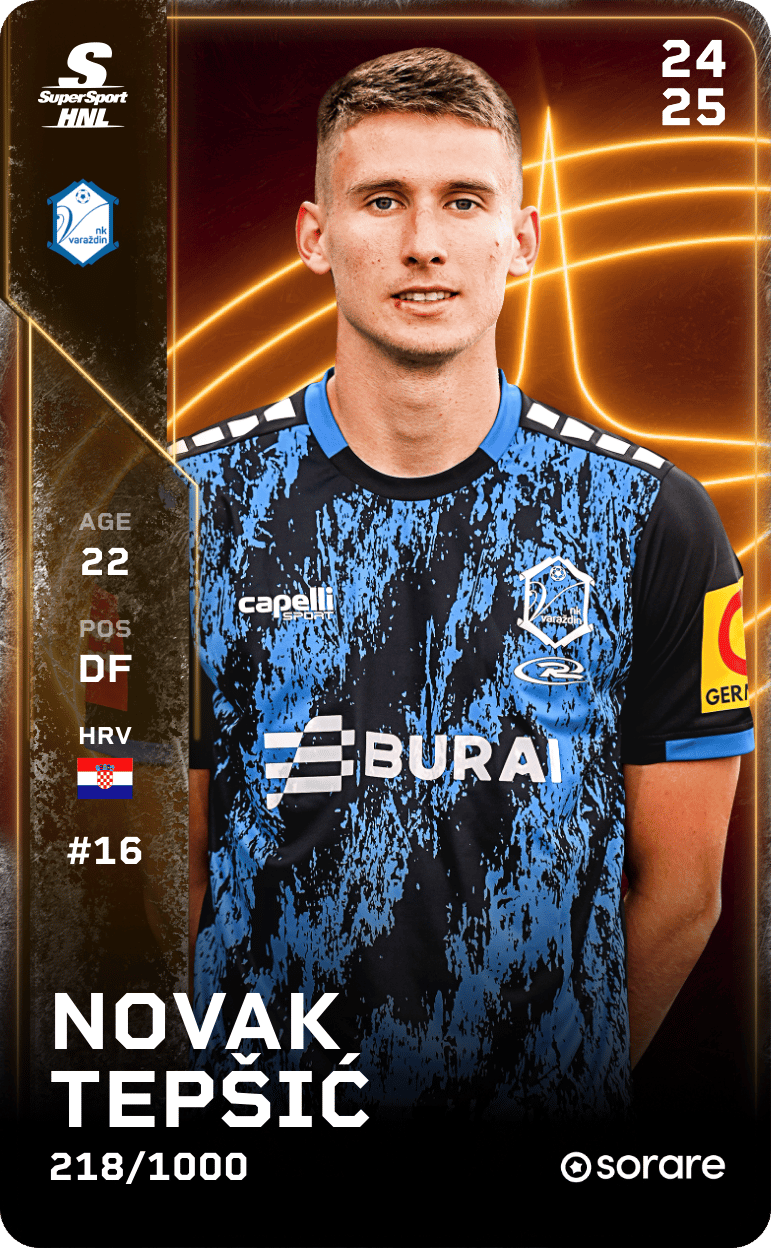 Novak Tepšić 2024-25 • Limited 218/1000