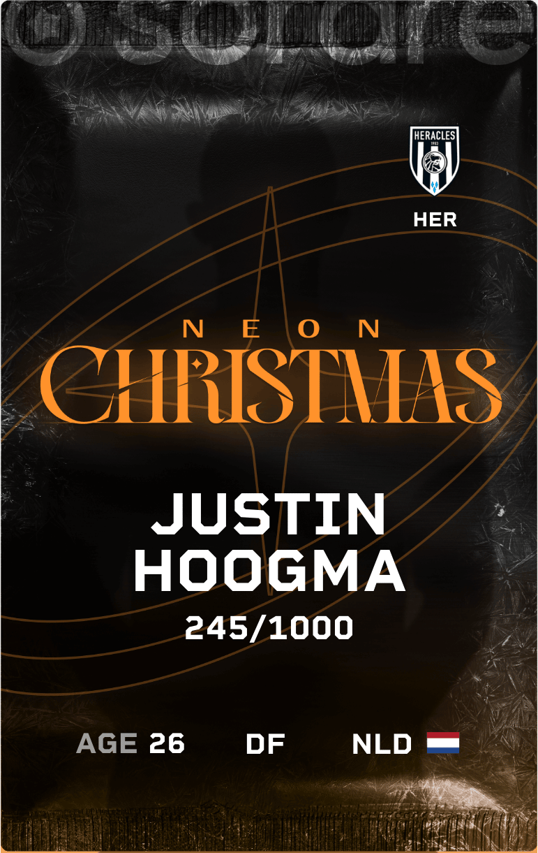 Justin Hoogma 2024-25 • Limited 245/1000