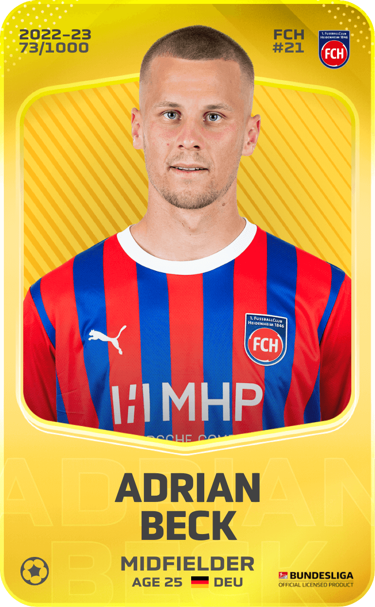 Adrian Beck 2022-23 • Limited 73/1000
