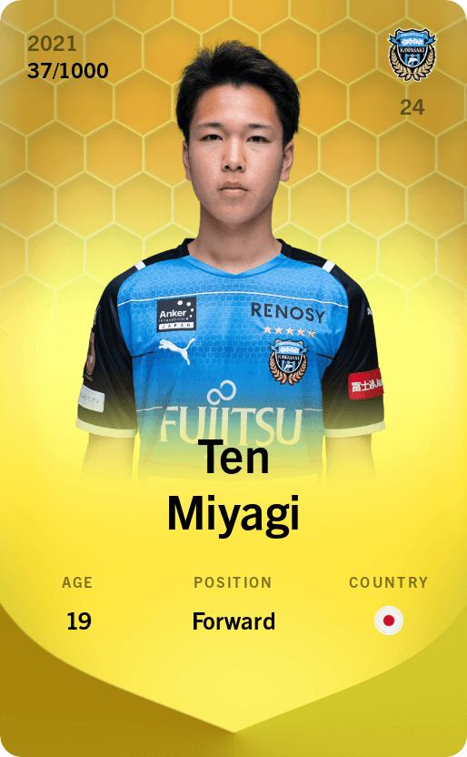 Ten Miyagi 2021-22 • Limited 37/1000