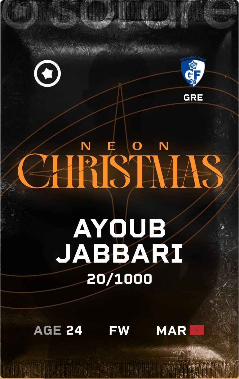 Ayoub Jabbari 2024-25 • Limited 20/1000