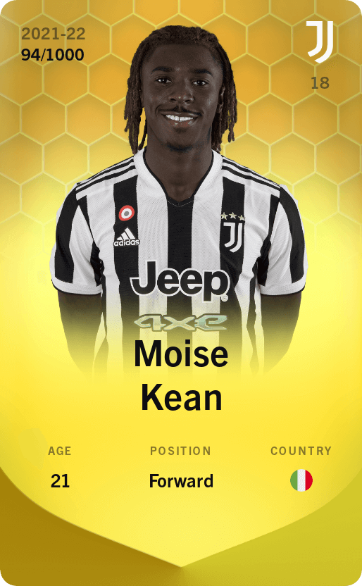 Moise Kean 2021-22 • Limited 94/1000