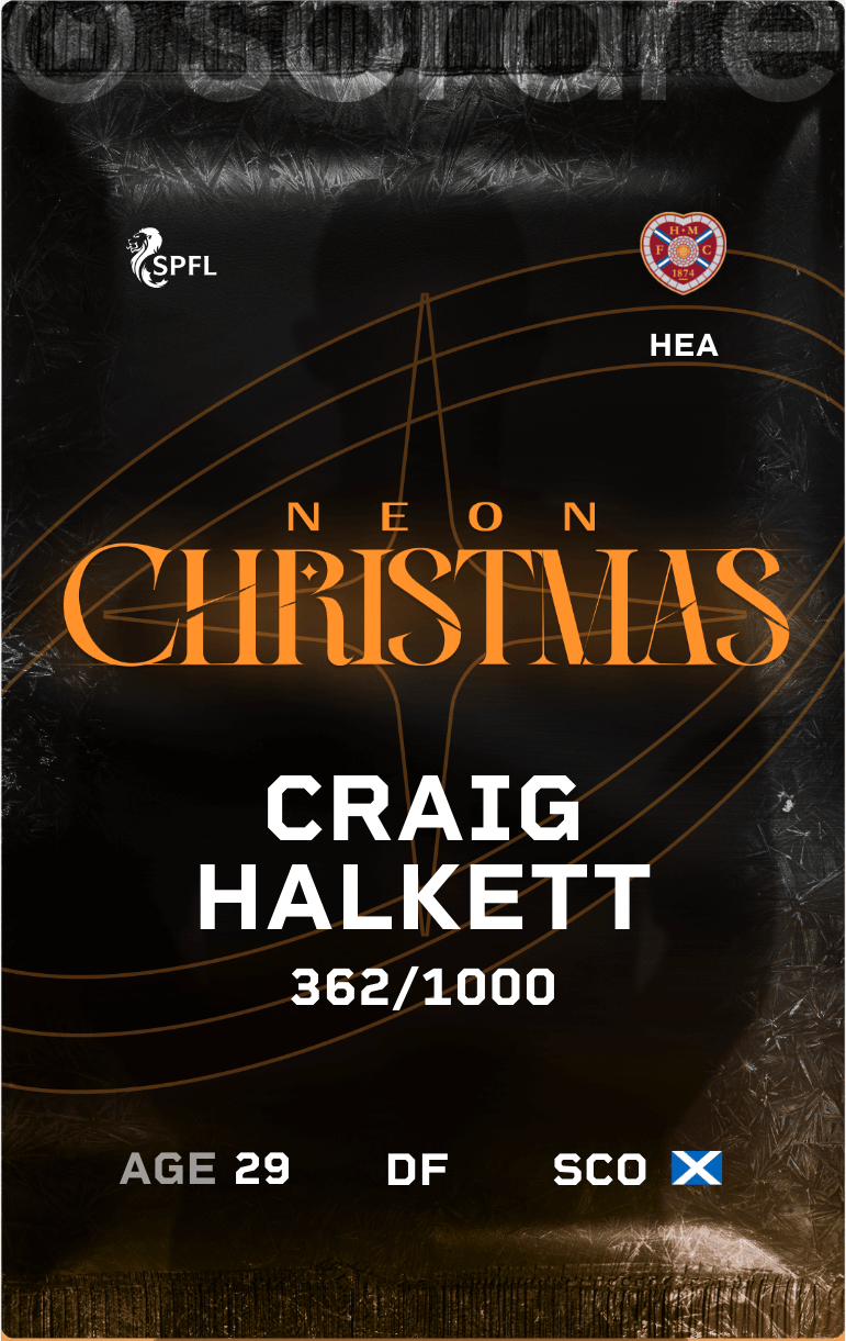 Craig Halkett 2024-25 • Limited 362/1000