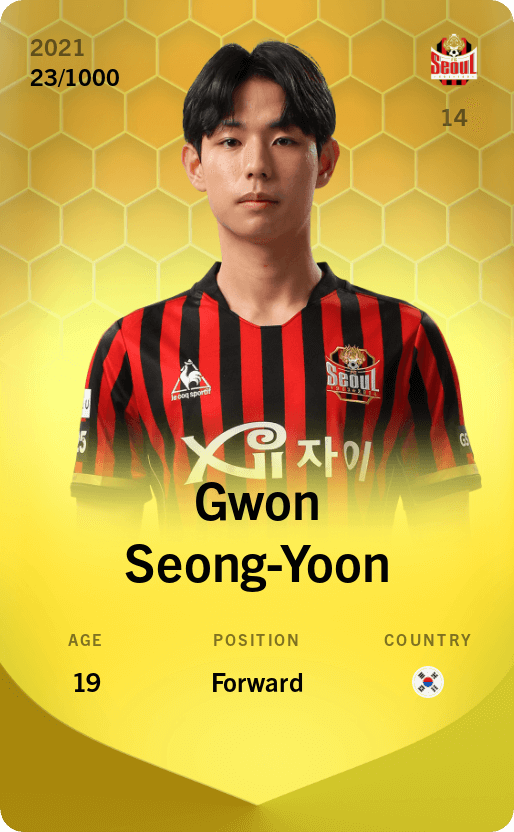 Gwon Seong-Yoon 2021-22 • Limited 23/1000