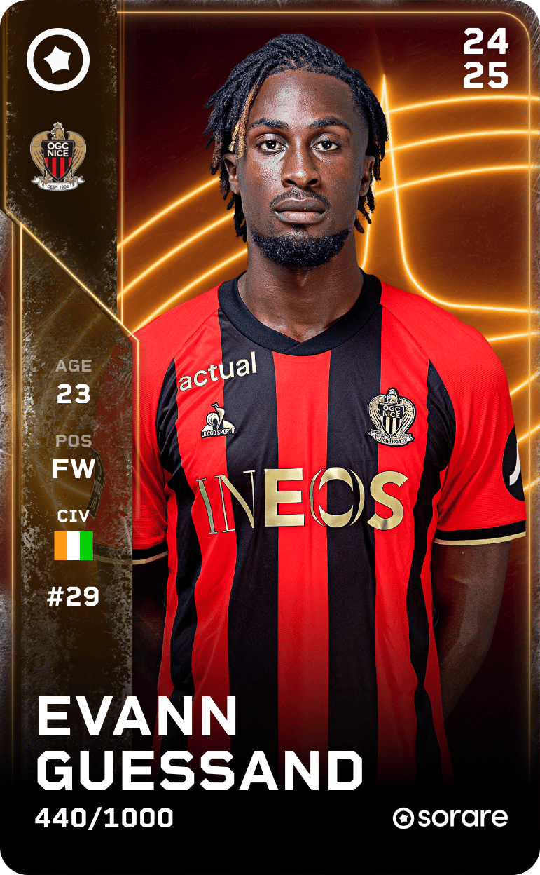 Evann Guessand 2024-25 • Limited 440/1000