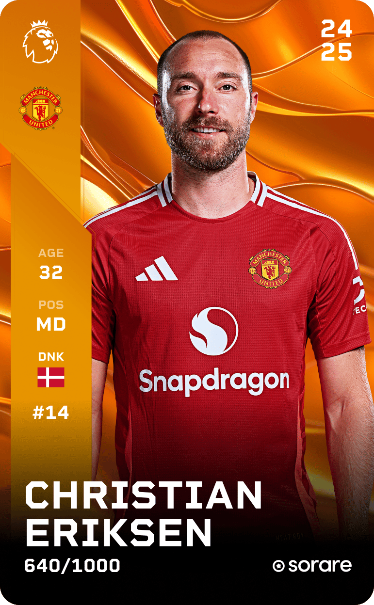 Christian Eriksen 2024-25 • Limited 640/1000