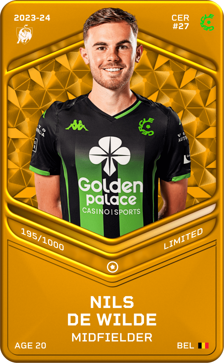Nils De Wilde 2023-24 • Limited 195/1000