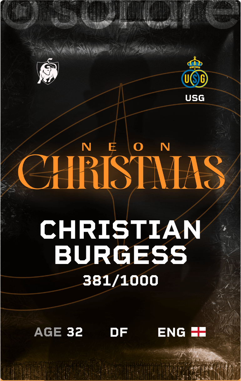 Christian Burgess 2024-25 • Limited 381/1000