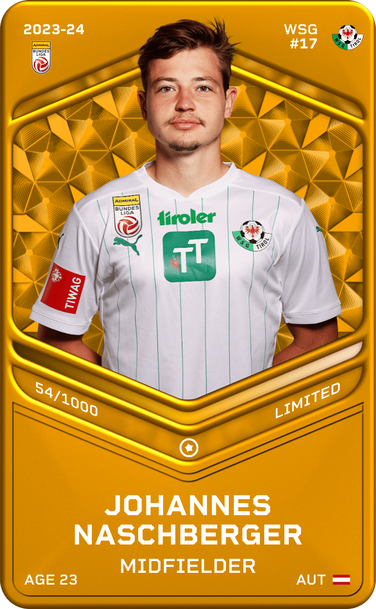 Johannes Naschberger 2023-24 • Limited 54/1000
