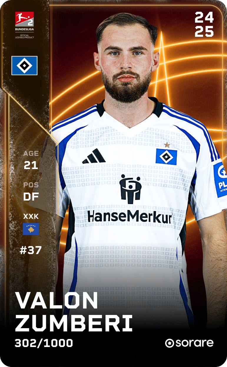 Valon Zumberi 2024-25 • Limited 302/1000