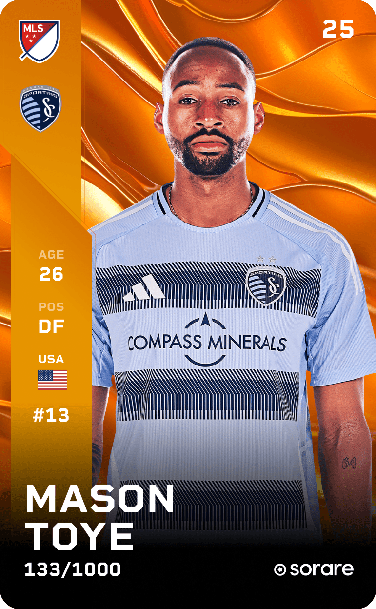 Mason Toye 2025-26 • Limited 133/1000
