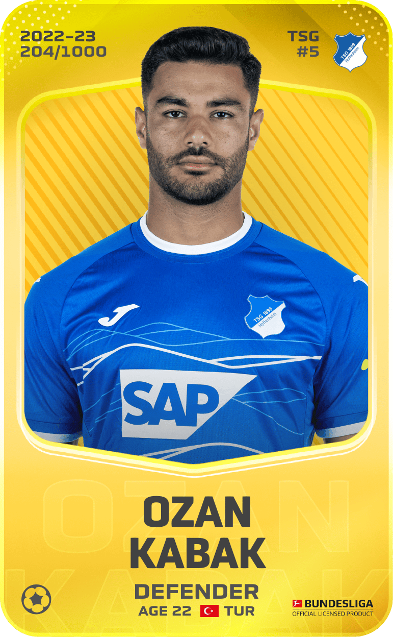Ozan Kabak 2022-23 • Limited 204/1000