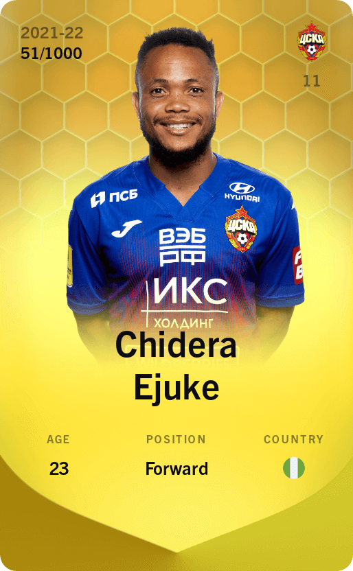 Chidera Ejuke 2021-22 • Limited 51/1000