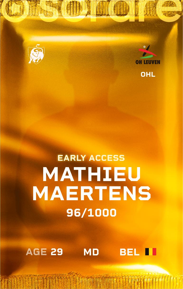 Mathieu Maertens 2024-25 • Limited 96/1000