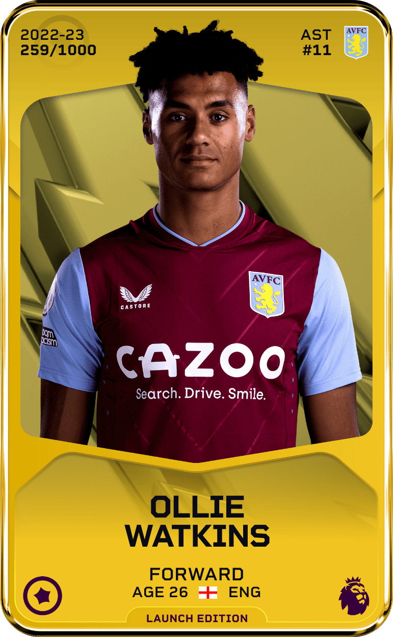 Ollie Watkins 2022-23 • Limited 259/1000