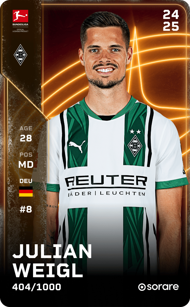 Julian Weigl 2024-25 • Limited 404/1000