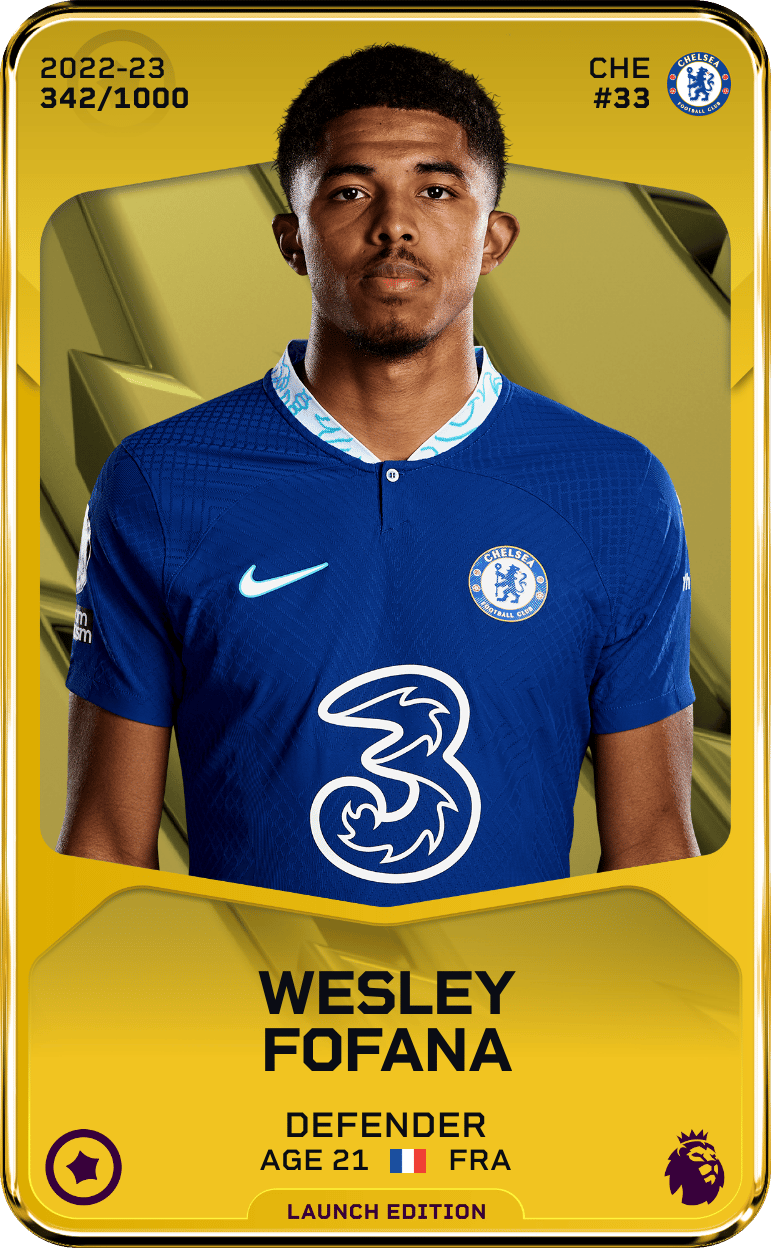 Wesley Fofana 2022-23 • Limited 342/1000