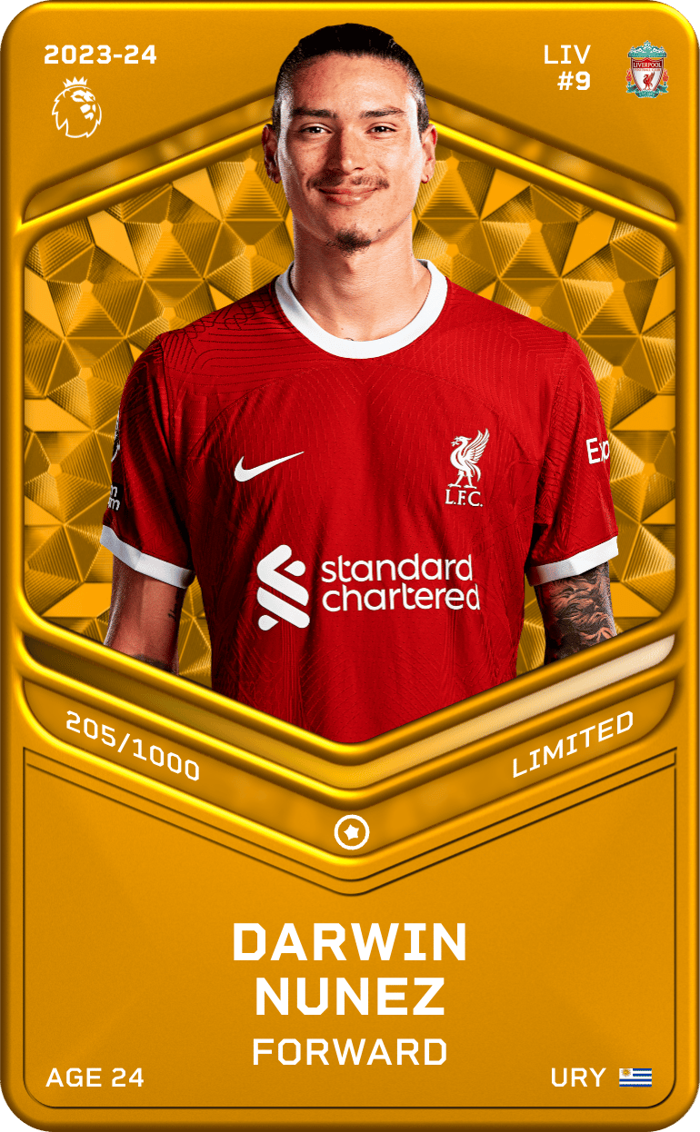 Darwin Nunez 2023-24 • Limited 205/1000