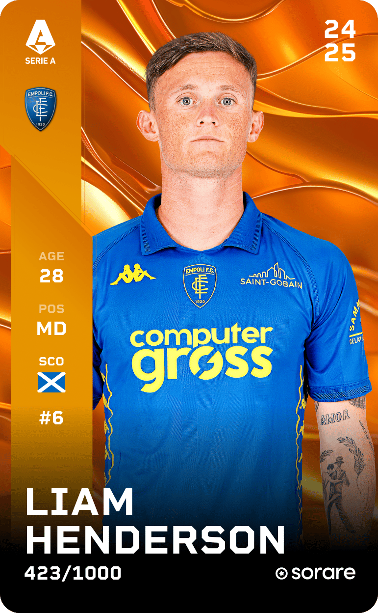 Liam Henderson 2024-25 • Limited 423/1000