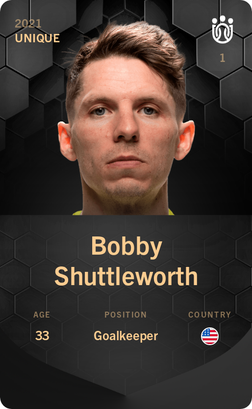 Sorare - Sorare Official - Bobby Shuttleworth 2021-22 • Unique - NFT # 84419627724426499191224062316850731267641123734052714143630630185067615603985