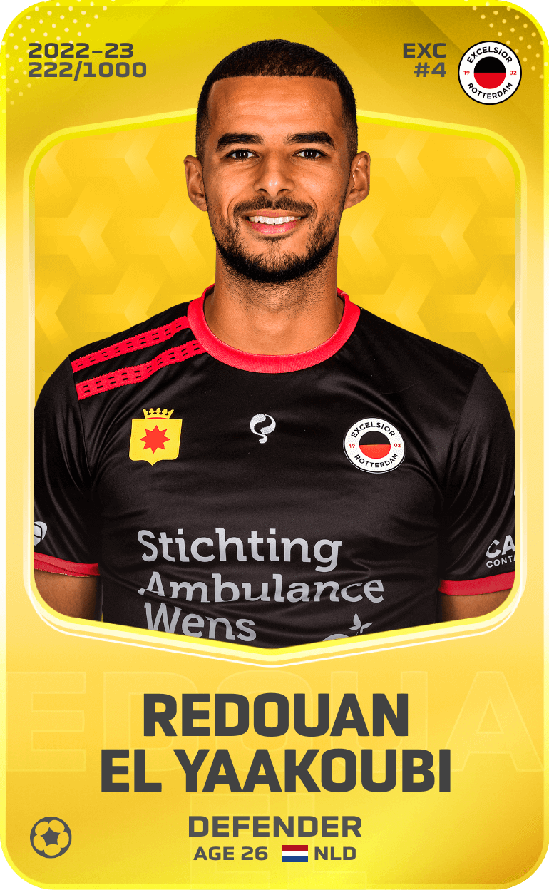 Redouan El Yaakoubi 2022-23 • Limited 222/1000