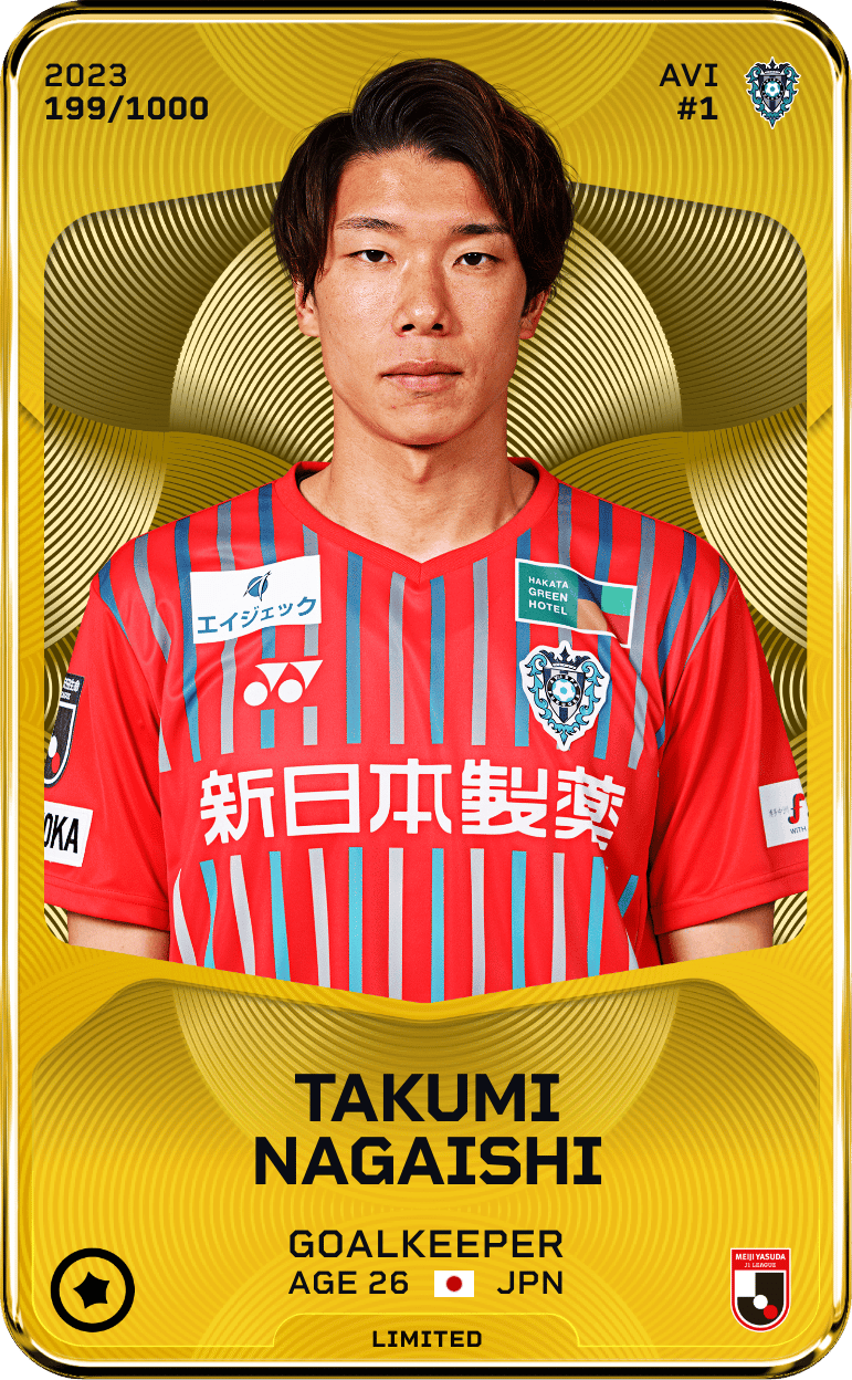 Takumi Nagaishi 2023-24 • Limited 199/1000